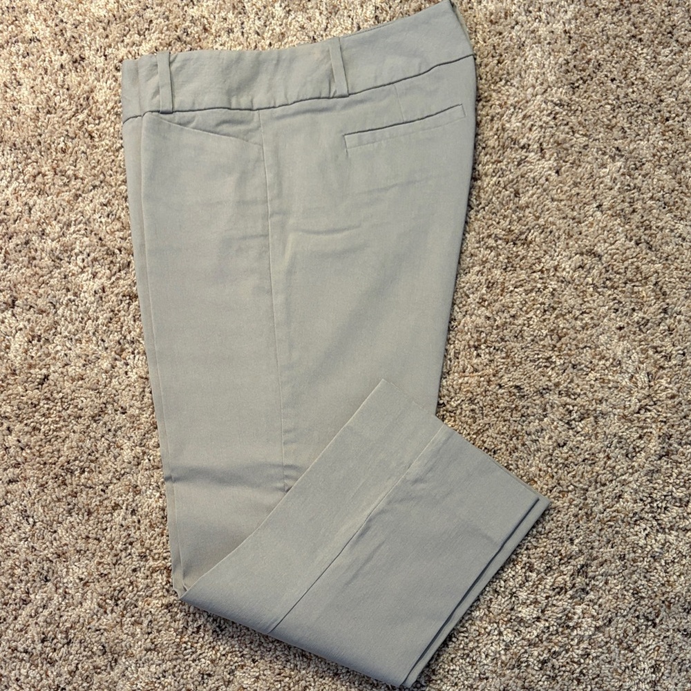 The Limited Crop Dress Pants in Light Gray